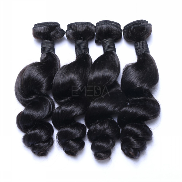 Virgin remy weft human hair extensions CX060